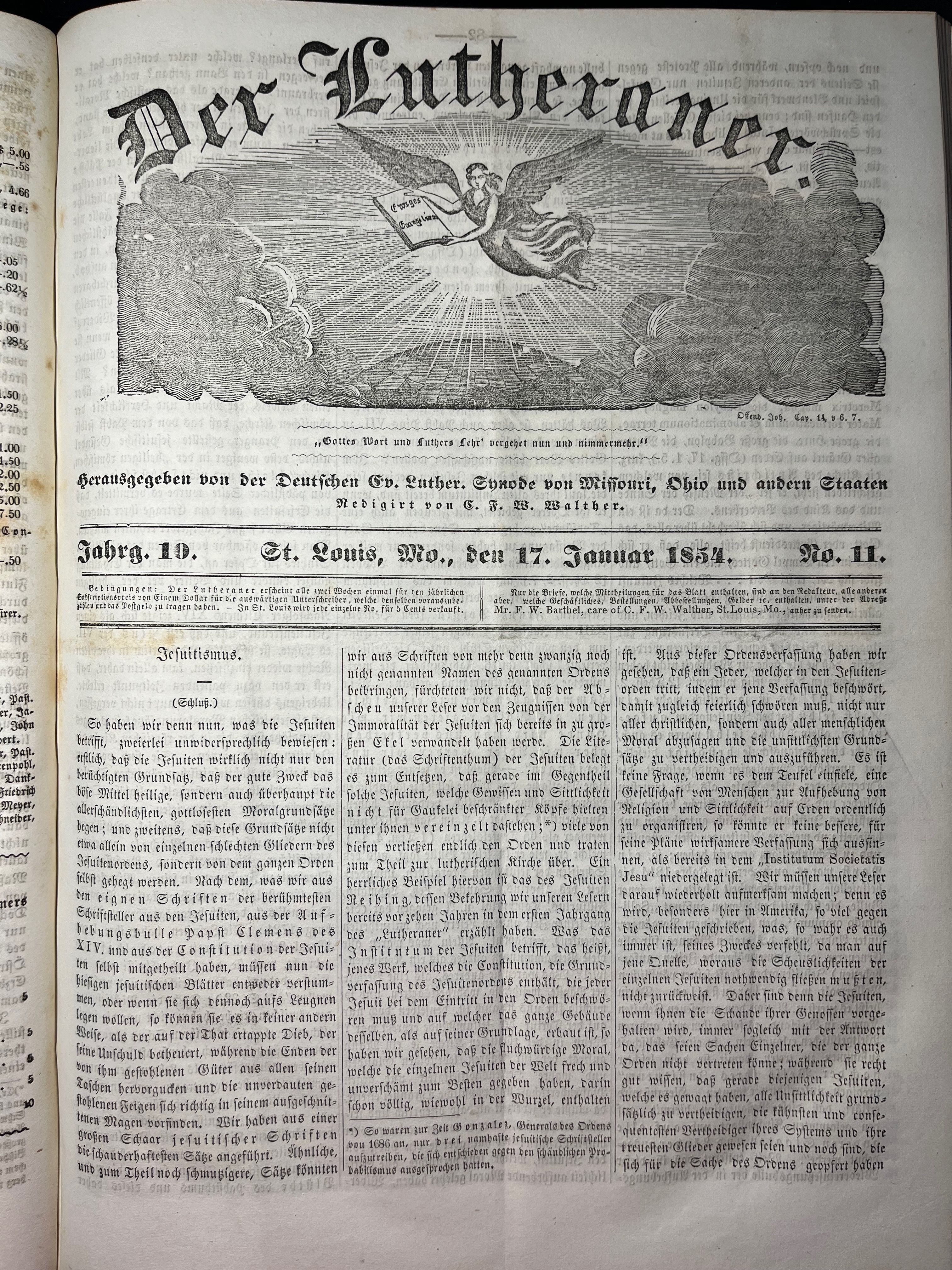 Issue title page
